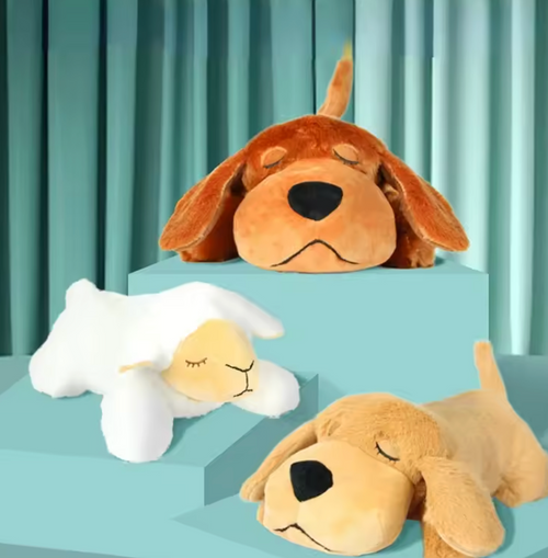 PuppyPulse — Calming Heartbeat Plush Toy for Puppies
