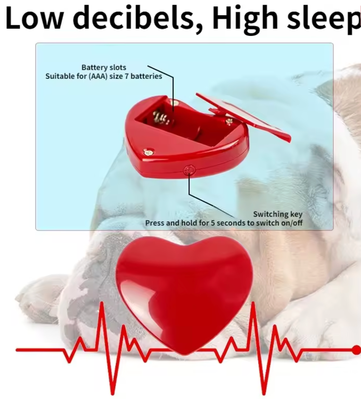 PuppyPulse — Calming Heartbeat Plush Toy for Puppies