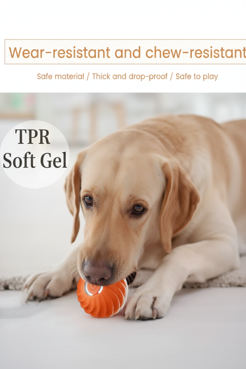 RollPaw — Motion-Activated Self-Rolling Dog Ball
